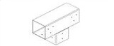 Коннектор M15-5 для бруса 150×150